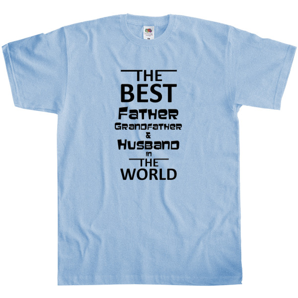 Kids' T-Shirt Fruit of the loom - The best father - Mfest