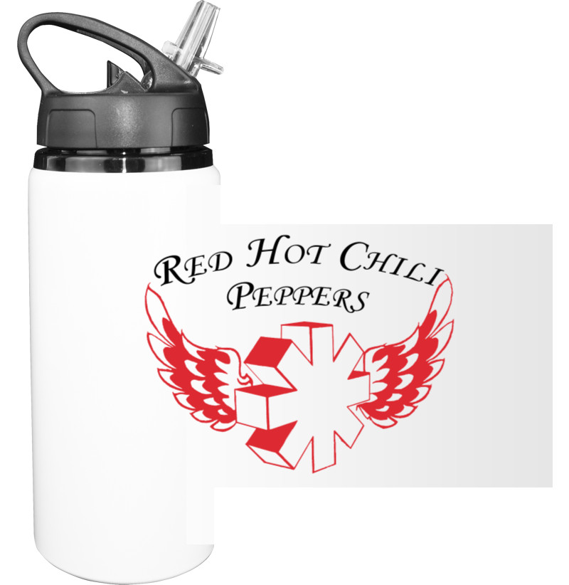 Sport Water Bottle - Red Hot Chili Peppers 2 печать - Mfest