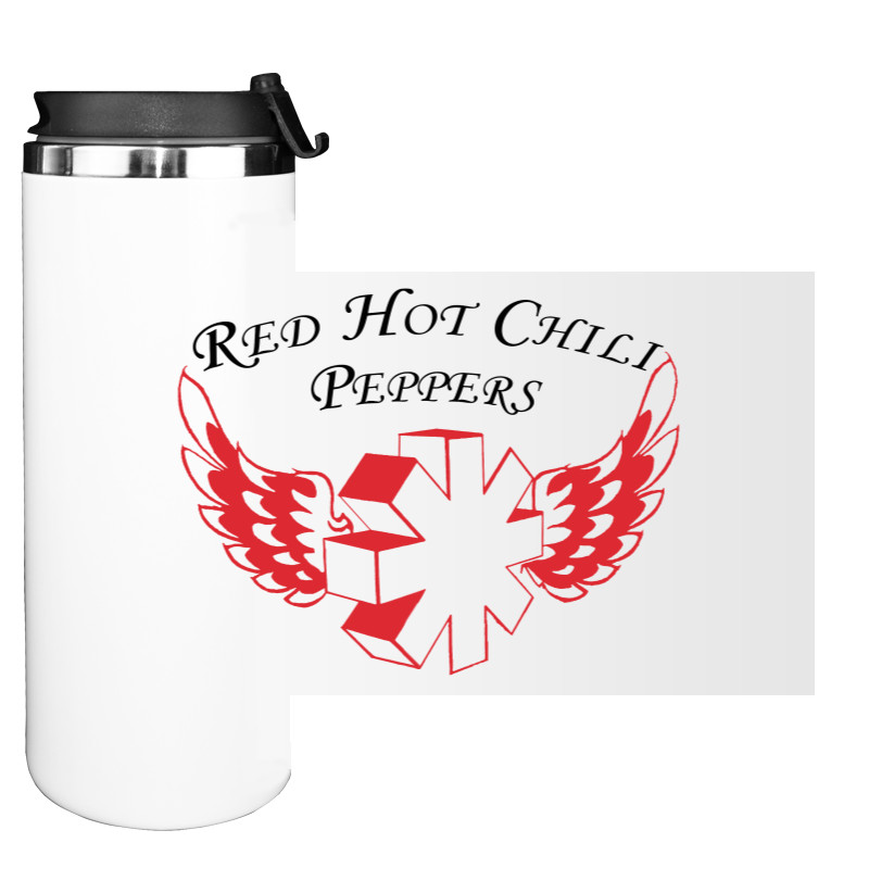 Water Bottle on Tumbler - Red Hot Chili Peppers 2 печать - Mfest