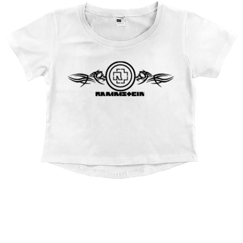 Kids' Premium Cropped T-Shirt - Rammstein 3 - Mfest