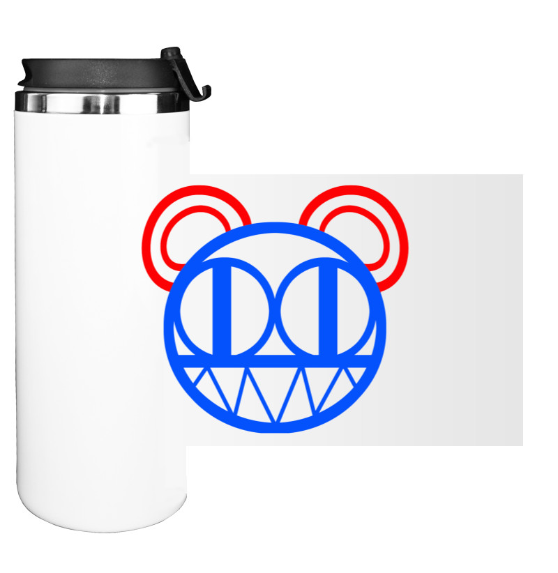 Water Bottle on Tumbler - Radiohead logo 1 - Mfest