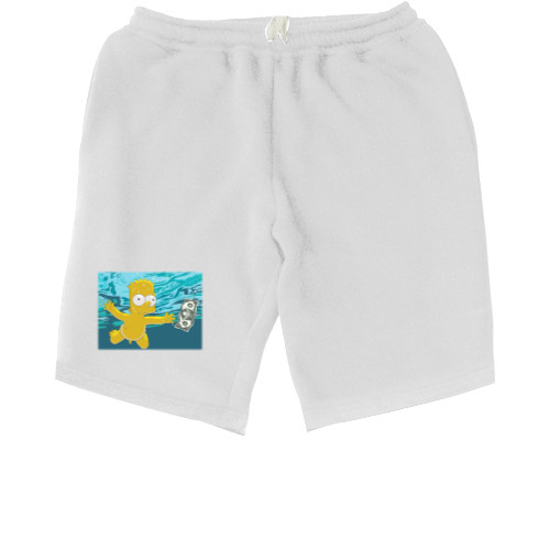 Men's Shorts - Nirvana Nevermind Bart - Mfest