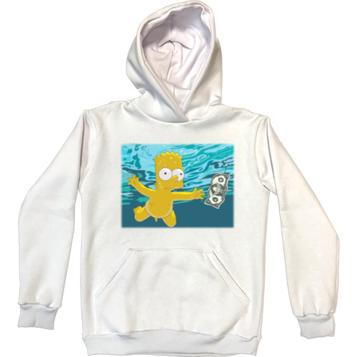 Kids' Premium Hoodie - Nirvana Nevermind Bart - Mfest