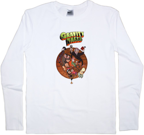 Men's Longsleeve Shirt - Gravity Falls Все Персонажи - Mfest