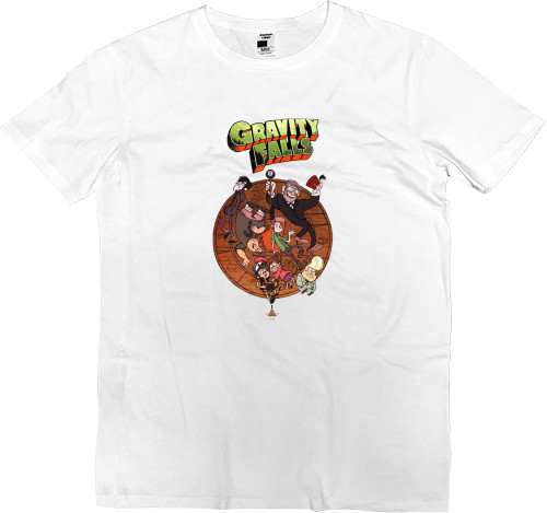 Kids' Premium T-Shirt - Gravity Falls Все Персонажи - Mfest