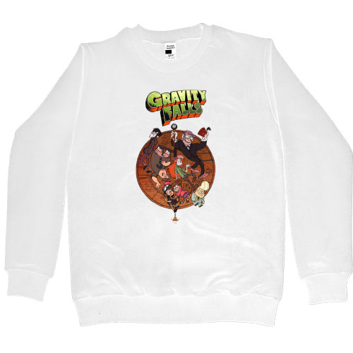 Women's Premium Sweatshirt - Gravity Falls Все Персонажи - Mfest