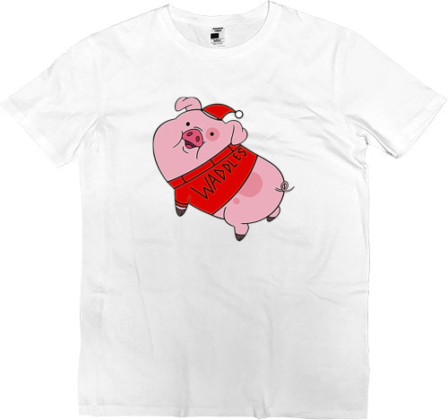 Men’s Premium T-Shirt - Gravity Falls Xmas Waddles 1 - Mfest