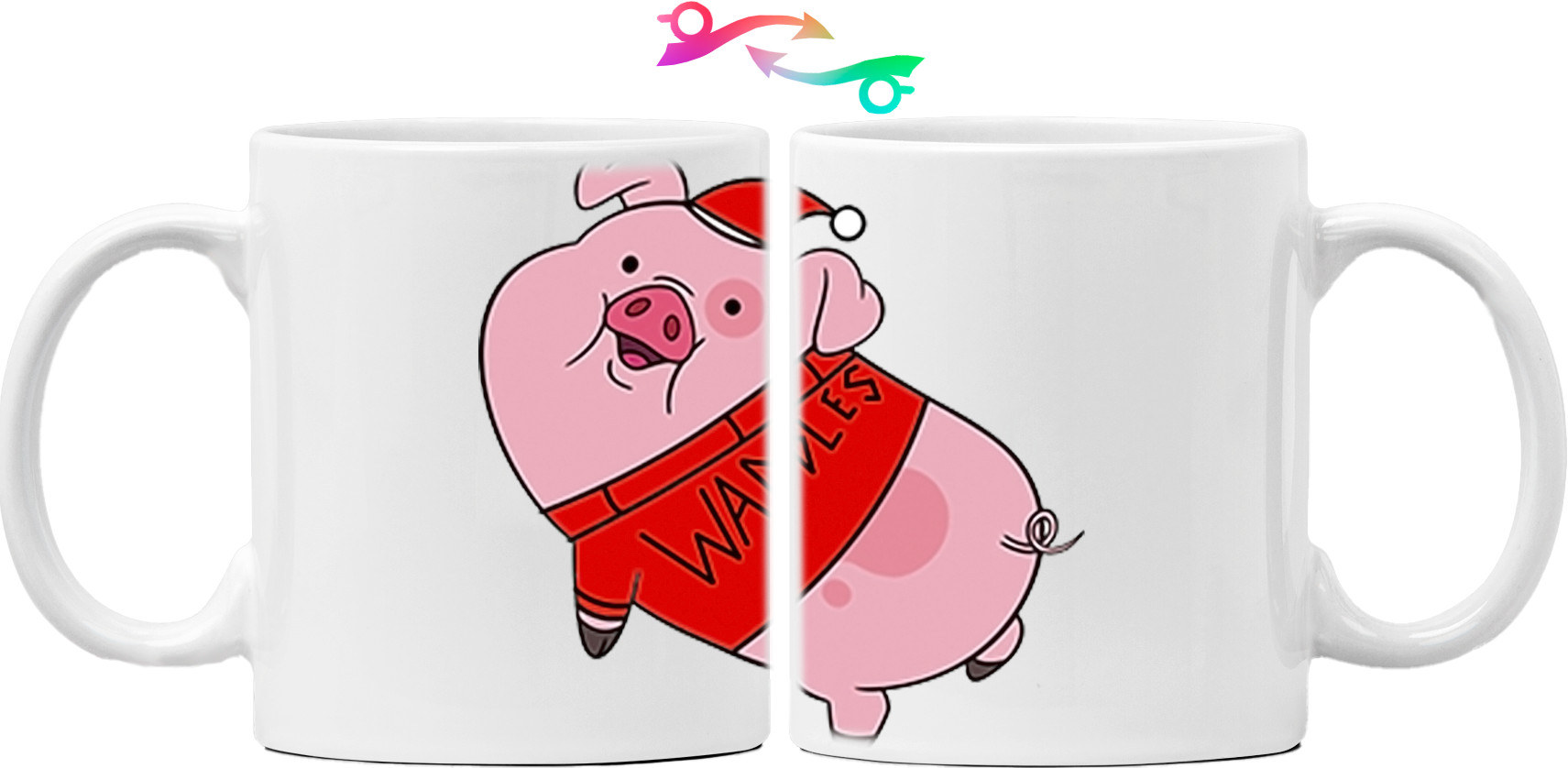 Mug - Gravity Falls Xmas Waddles 1 - Mfest