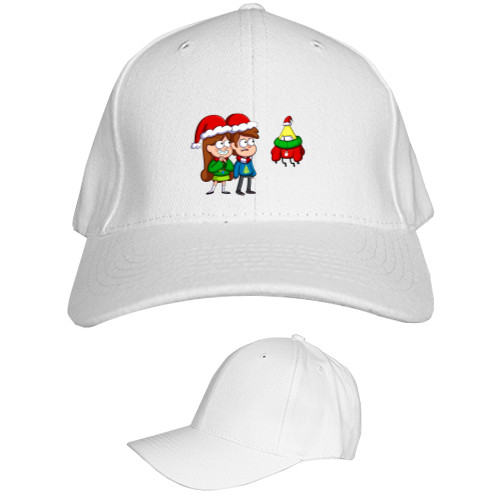 Gravity Falls - Kids' Baseball Cap 6-panel - Gravity Falls Xmas 1 - Mfest