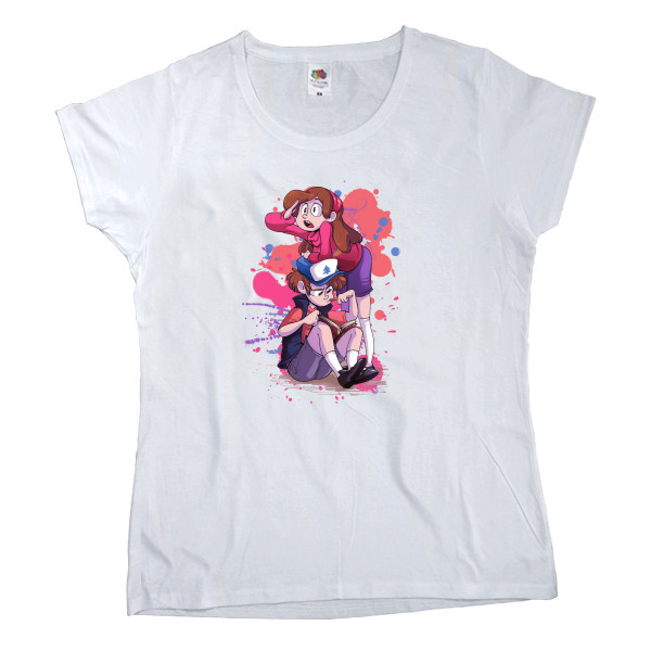 Women's T-shirt Fruit of the loom - Gravity Falls Kids Those Day - Mfest