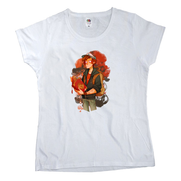 Women's T-shirt Fruit of the loom - Gravity Falls Grownup Dipper - Mfest