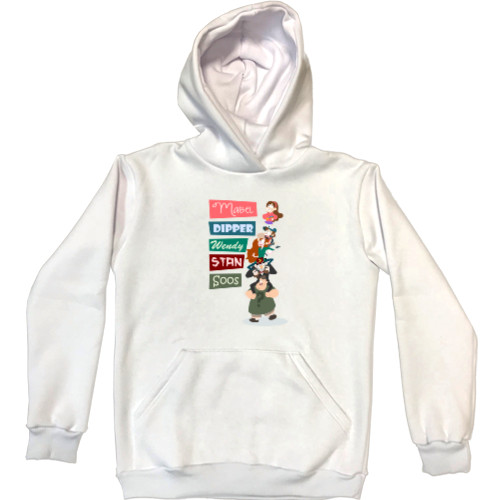 Unisex Hoodie - Gravity Falls All in One - Mfest