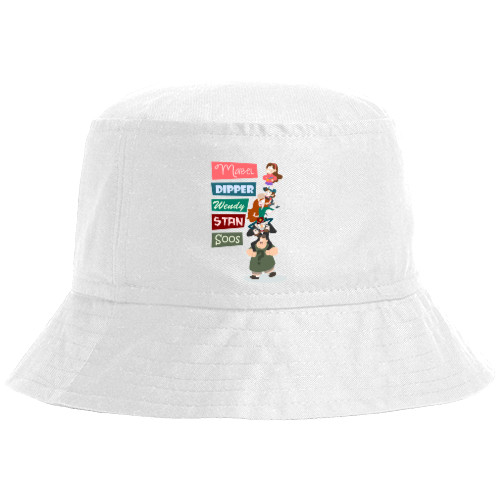 Bucket Hat - Gravity Falls All in One - Mfest