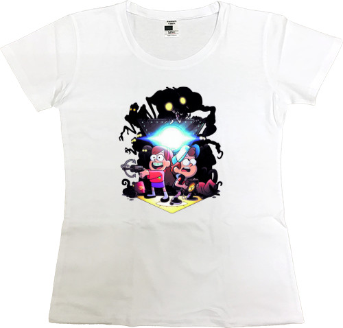 Women's Premium T-Shirt - Gravity Falls Adventure never Ends - Mfest