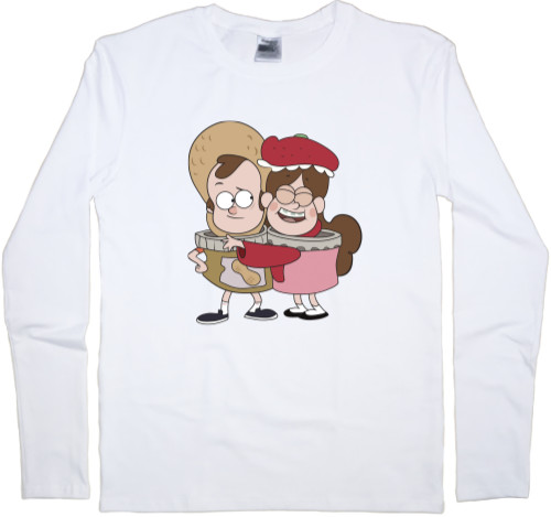 Men's Longsleeve Shirt - Gravity Falls 1 - Mfest