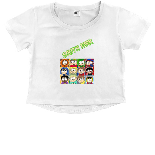 Kids' Premium Cropped T-Shirt - South Park 11 - Mfest