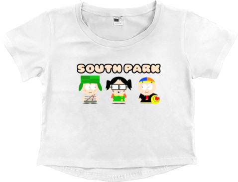 Women's Cropped Premium T-Shirt - South Park 10 - Mfest