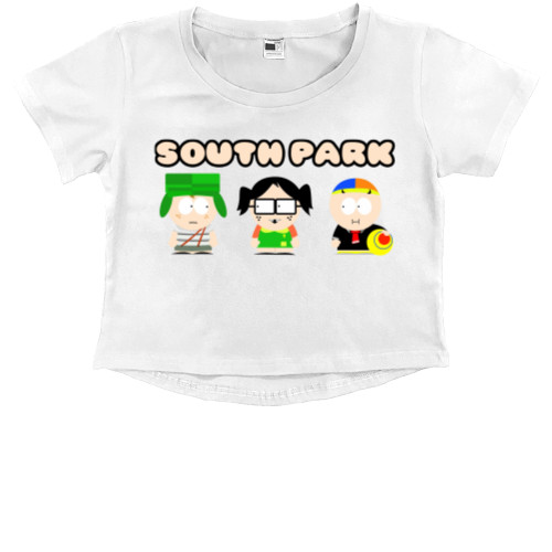 Kids' Premium Cropped T-Shirt - South Park 10 - Mfest