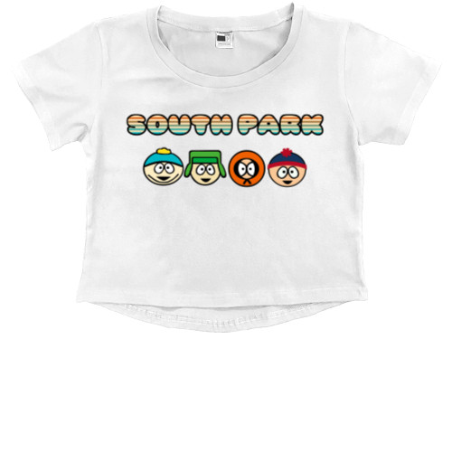 Kids' Premium Cropped T-Shirt - South Park 8 - Mfest