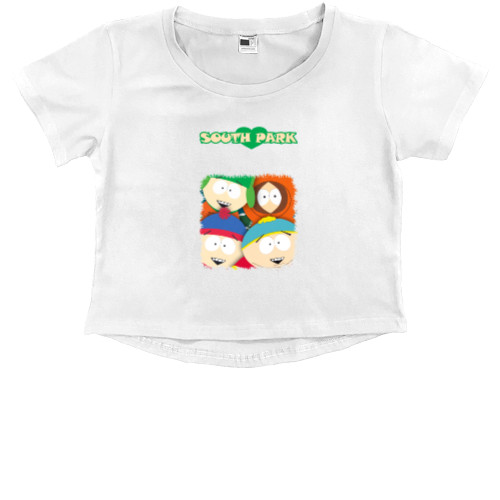 Kids' Premium Cropped T-Shirt - South Park 6 - Mfest