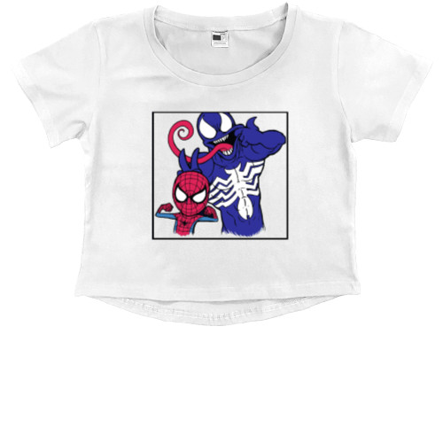 Kids' Premium Cropped T-Shirt - Venom 9 - Mfest