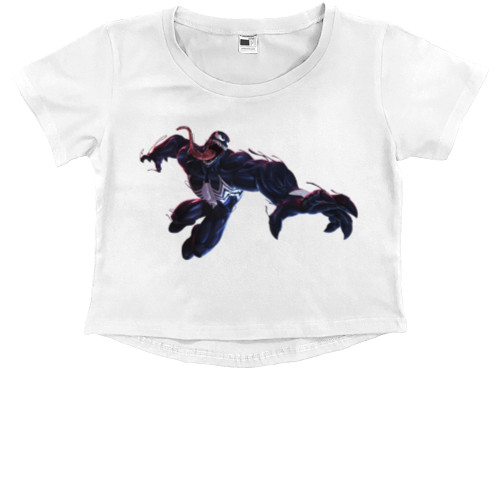 Kids' Premium Cropped T-Shirt - Venom 3 - Mfest