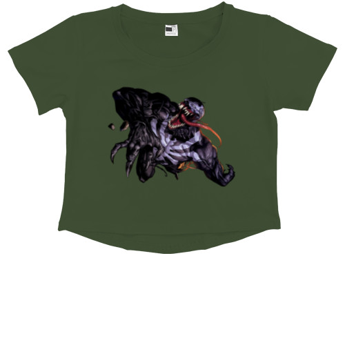 Kids' Premium Cropped T-Shirt - Venom 2 - Mfest