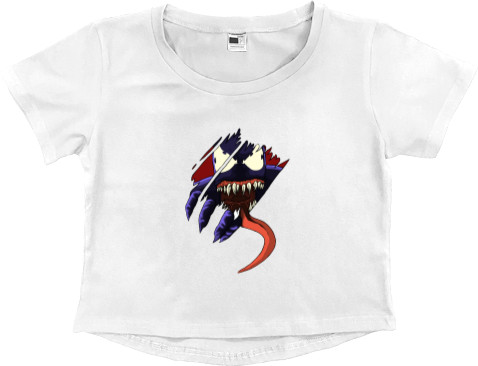 Women's Cropped Premium T-Shirt - Venom 1 - Mfest