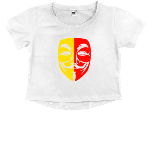 Kids' Premium Cropped T-Shirt - Vendetta 4 - Mfest