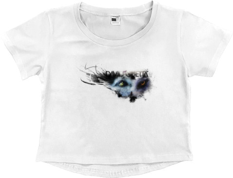 Women's Cropped Premium T-Shirt - David Guetta - 2 - Mfest