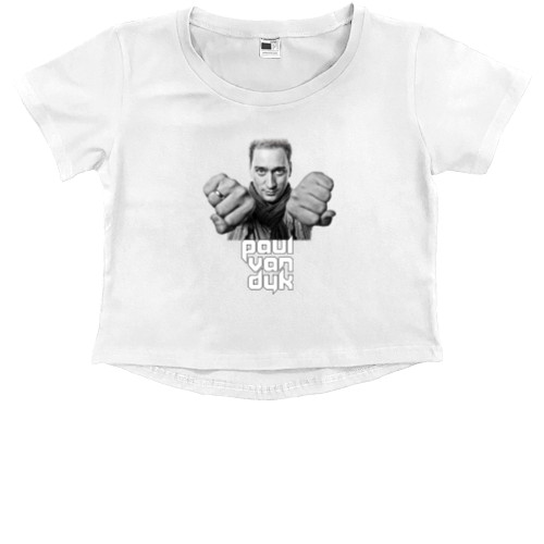 Kids' Premium Cropped T-Shirt - Paul Van Dyk - 4 - Mfest