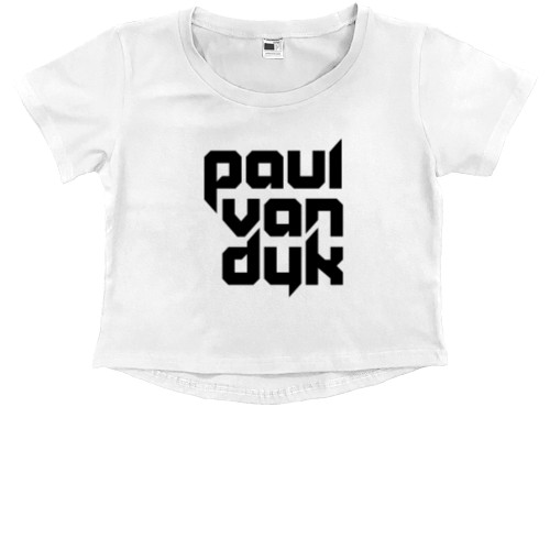 Kids' Premium Cropped T-Shirt - Paul Van Dyk - 3 - Mfest