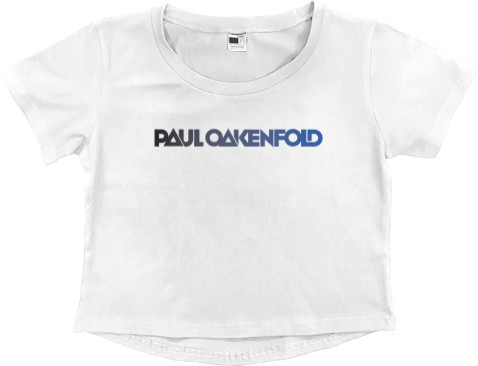 Women's Cropped Premium T-Shirt - Paul Oakenfold - 5 - Mfest