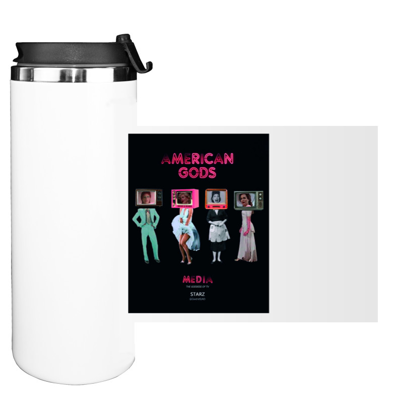 Water Bottle on Tumbler - American Gods 18 - Mfest