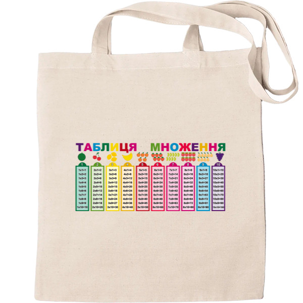 Tote Bag - Multiplication table - Mfest