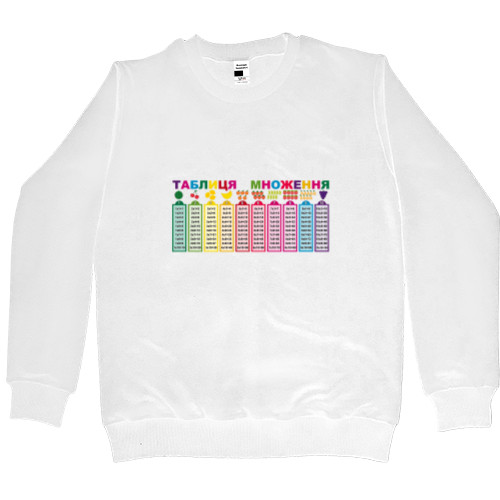 Men’s Premium Sweatshirt - Multiplication table - Mfest