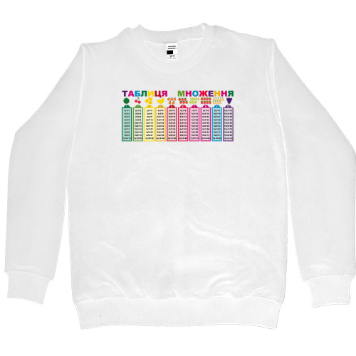 Women's Premium Sweatshirt - Multiplication table - Mfest