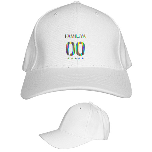 Kids' Baseball Cap 6-panel - Name and number 3 - Mfest