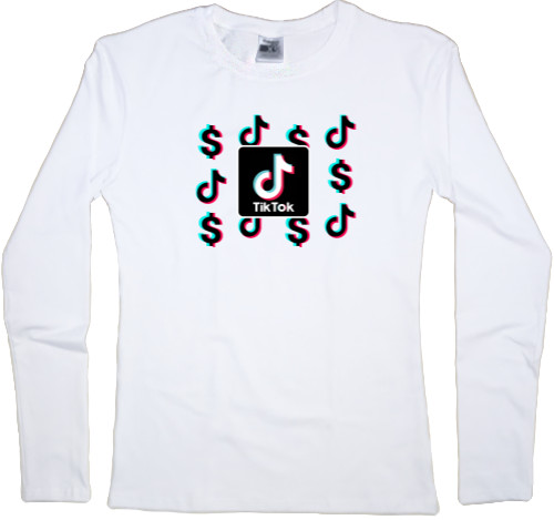 Women's Longsleeve Shirt - TikTok Dollar - Mfest