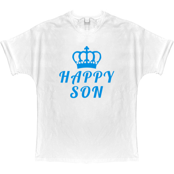 Футболка Оверсайз - Happy son - Mfest