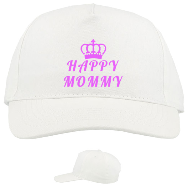 Кепка 5-панельная - Happy mommy - Mfest