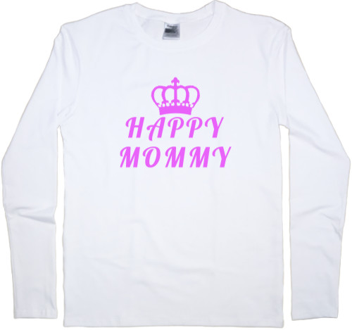 Футболка з Довгим Рукавом Дитяча - Happy mommy - Mfest