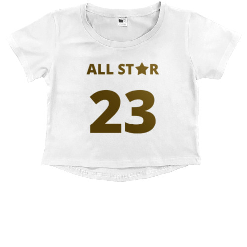 Kids' Premium Cropped T-Shirt - All Star - Mfest