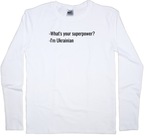 Men's Longsleeve Shirt - Superpower - Mfest