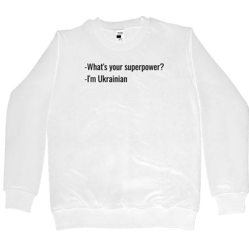 Women's Premium Sweatshirt - Superpower - Mfest