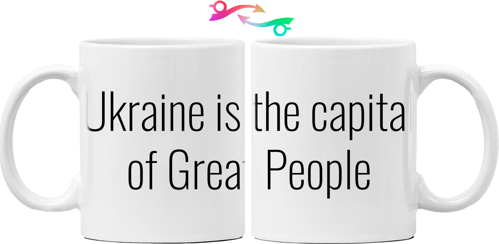 Кружка - Ukraine is the capital of Great People - Mfest