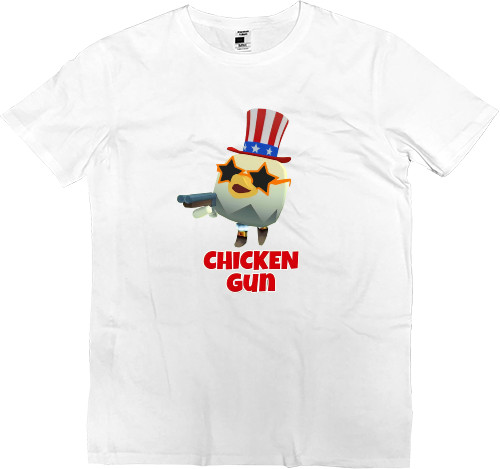 Men’s Premium T-Shirt - Chicken Gun 10 - Mfest