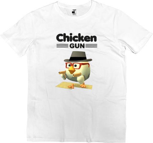 Men’s Premium T-Shirt - Chicken Gun 1 - Mfest