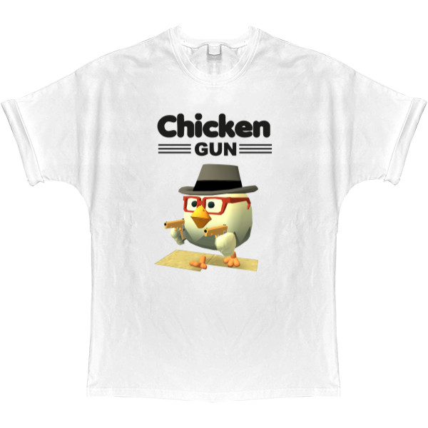 T-shirt Oversize - Chicken Gun 1 - Mfest