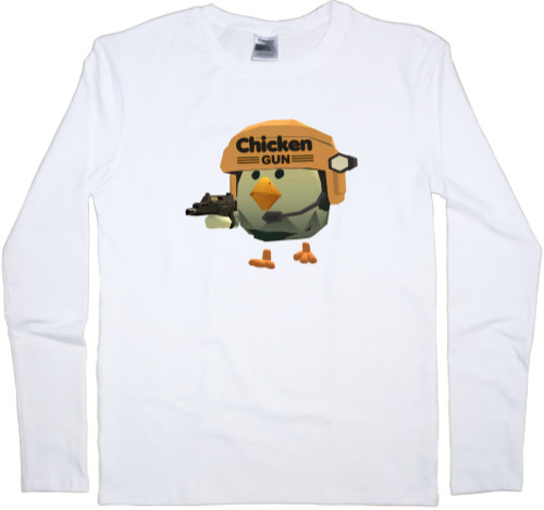 Men's Longsleeve Shirt - chicken gun - Mfest